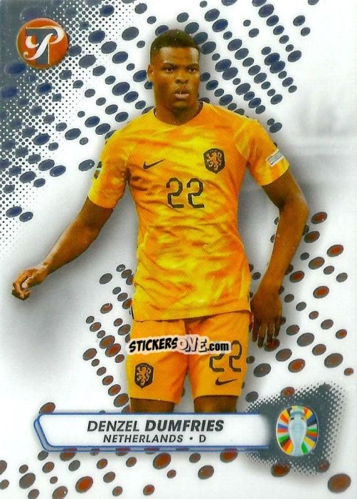 Sticker Denzel Dumfries - Pristine Road to UEFA EURO 2024
 n. 109 - Topps