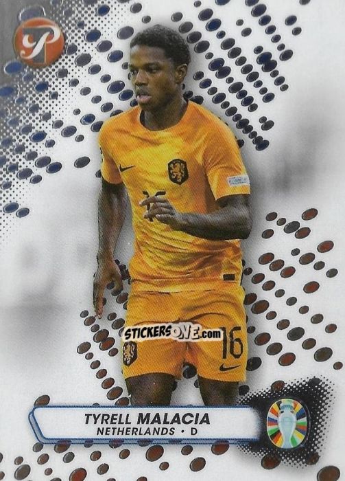 Sticker Tyrell Malacia - Pristine Road to UEFA EURO 2024
 n. 114 - Topps