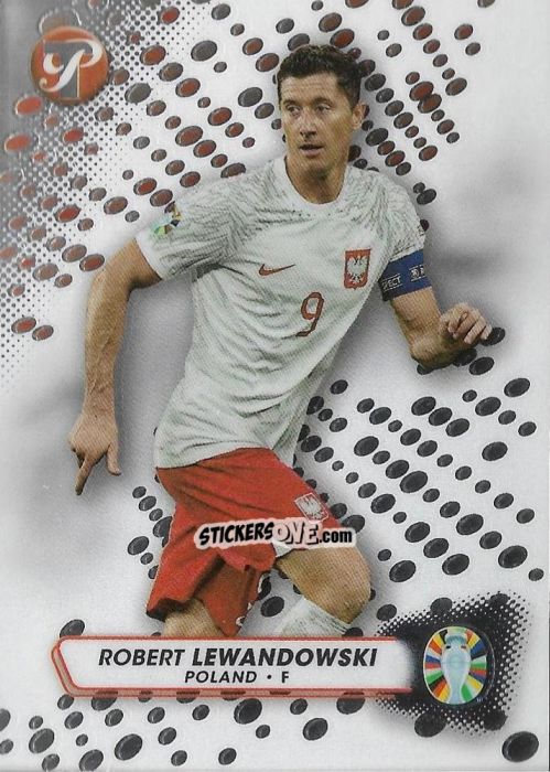 Sticker Robert Lewandowski - Pristine Road to UEFA EURO 2024
 n. 123 - Topps
