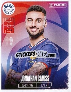 Figurina Jonathan Clauss - Portrait -  FFF Tournament Edition 2024
 n. 32 - Panini