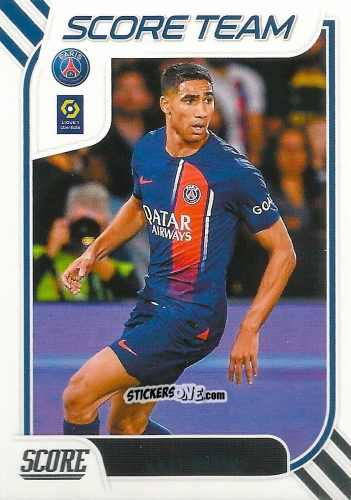Figurina Achraf Hakimi - Score Ligue 1 2023-2024
 n. ST3 - Panini