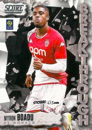 Sticker Myron Boadu - Score Ligue 1 2023-2024
 n. B1 - Panini