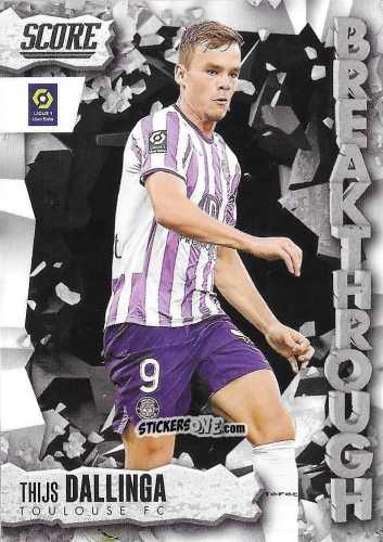 Sticker Thijs Dallinga - Score Ligue 1 2023-2024
 n. B18 - Panini