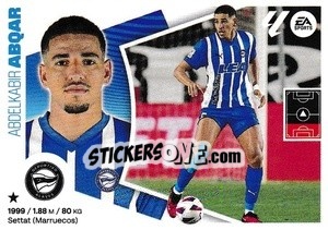Cromo Abdel Abqar (8) - LaLiga 2024-2025
 n. 8 - Colecciones ESTE