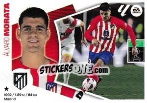 Figurina Álvaro Morata (19) - LaLiga 2024-2025
 n. 90 - Colecciones ESTE
