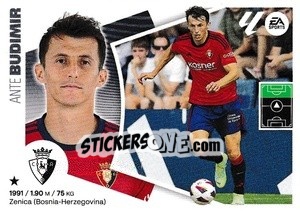 Figurina Ante Budimir (20) - LaLiga 2024-2025
 n. 421 - Colecciones ESTE