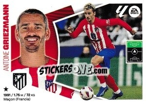 Sticker Antoine Griezmann (20) - LaLiga 2024-2025
 n. 91 - Colecciones ESTE