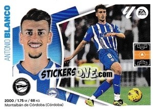 Cromo Antonio Blanco (3) - LaLiga 2024-2025
 n. 13 - Colecciones ESTE
