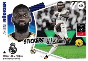 Cromo Antonio Rüdiger (8) - LaLiga 2024-2025
 n. 348 - Colecciones ESTE