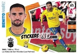 Figurina Benito Ramírez (14) - LaLiga 2024-2025
 n. 294 - Colecciones ESTE