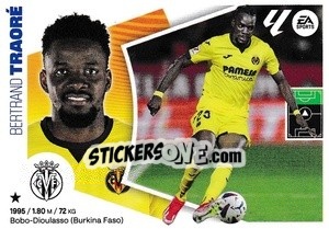 Sticker Bertrand Traoré (18B) - LaLiga 2024-2025
 n. 600 - Colecciones ESTE