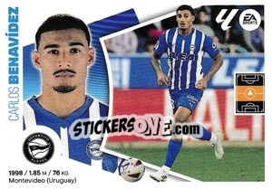 Cromo Carlos Benavídez (12) - LaLiga 2024-2025
 n. 12 - Colecciones ESTE