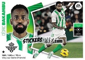 Figurina Cédric Bakambu (20) - LaLiga 2024-2025
 n. 152 - Colecciones ESTE