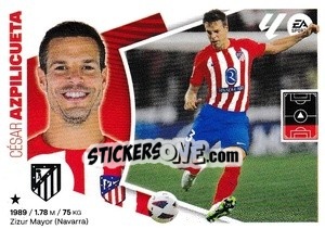 Figurina César Azpilicueta (6) - LaLiga 2024-2025
 n. 76 - Colecciones ESTE