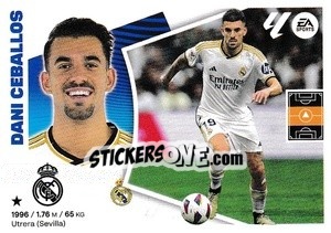 Figurina Dani Ceballos (13B) - LaLiga 2024-2025
 n. 356 - Colecciones ESTE