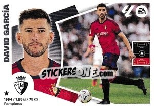 Figurina David García (8) - LaLiga 2024-2025
 n. 408 - Colecciones ESTE