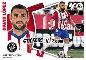 Figurina David López (9) - LaLiga 2024-2025
 n. 260 - Colecciones ESTE