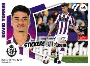 Figurina David Torres (9) - LaLiga 2024-2025
 n. 559 - Colecciones ESTE