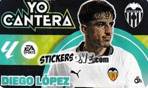 Sticker Diego López - LaLiga 2024-2025
 n. C18 - Colecciones ESTE