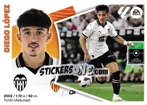 Cromo Diego López (17) - LaLiga 2024-2025
 n. 539 - Colecciones ESTE