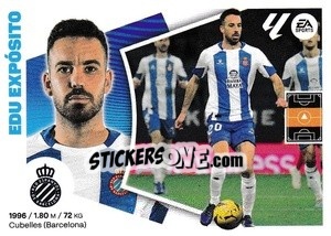 Figurina Edu Expósito (15A) - LaLiga 2024-2025
 n. 205 - Colecciones ESTE
