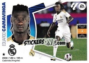 Sticker Eduardo Camavinga (12) - LaLiga 2024-2025
 n. 354 - Colecciones ESTE