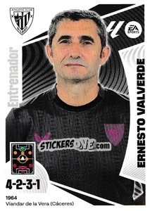 Figurina Entrenador Athletic Club - Ernesto Valverde (2) - LaLiga 2024-2025
 n. 42 - Colecciones ESTE
