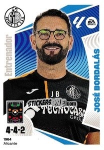 Figurina Entrenador Getafe CF- José Bordalás (2) - LaLiga 2024-2025
 n. 222 - Colecciones ESTE