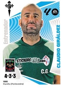 Figurina Entrenador RC Celta - Rafa Benítez (2) - LaLiga 2024-2025
 n. 162 - Colecciones ESTE