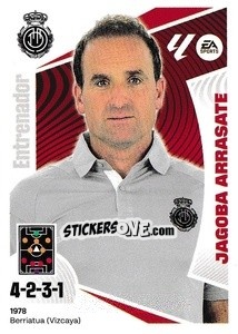 Figurina Entrenador RCD Mallorca - Jagoba Arrasate (2) - LaLiga 2024-2025
 n. 372 - Colecciones ESTE