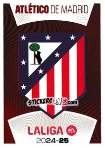 Cromo Escudo Atlético de Madrid (1) - LaLiga 2024-2025
 n. 71 - Colecciones ESTE