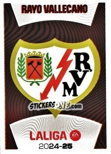 Figurina Escudo Rayo Vallecano (1) - LaLiga 2024-2025
 n. 431 - Colecciones ESTE