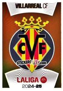 Figurina Escudo Villarreal CF (1) - LaLiga 2024-2025
 n. 581 - Colecciones ESTE