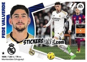 Sticker Fede Valverde (14) - LaLiga 2024-2025
 n. 357 - Colecciones ESTE