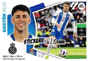 Figurina Gastón Valles (17B) - LaLiga 2024-2025
 n. 209 - Colecciones ESTE