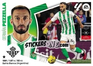Cromo Germán Pezzella (8) - LaLiga 2024-2025
 n. 138 - Colecciones ESTE
