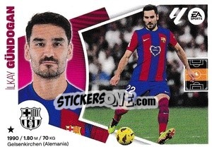 Figurina İlkay Gündoğan (11) - LaLiga 2024-2025
 n. 112 - Colecciones ESTE
