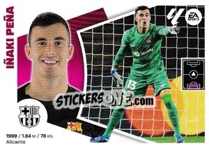 Sticker Iñaki Peña (4) - LaLiga 2024-2025
 n. 104 - Colecciones ESTE
