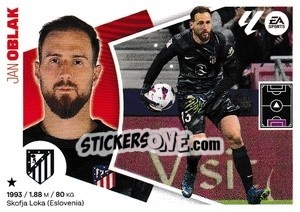 Sticker Jan Oblak (3) - LaLiga 2024-2025
 n. 73 - Colecciones ESTE