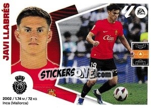 Figurina Javi Llabrés (17B) - LaLiga 2024-2025
 n. 389 - Colecciones ESTE