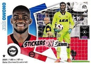 Cromo Jesús Owono (4) - LaLiga 2024-2025
 n. 4 - Colecciones ESTE