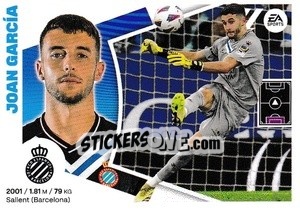 Figurina Joan García (3) - LaLiga 2024-2025
 n. 193 - Colecciones ESTE