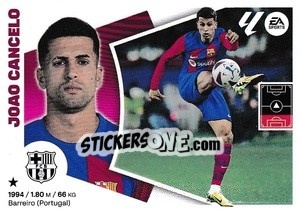 Figurina João Cancelo (9) - LaLiga 2024-2025
 n. 110 - Colecciones ESTE