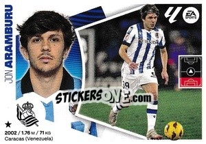 Sticker Jon Aramburu (10B) - LaLiga 2024-2025
 n. 472 - Colecciones ESTE