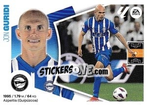 Sticker Jon Guridi (14) - LaLiga 2024-2025
 n. 14 - Colecciones ESTE