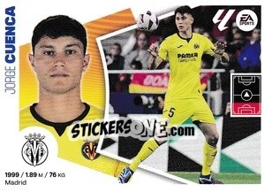 Sticker Jorge Cuenca (7) - LaLiga 2024-2025
 n. 587 - Colecciones ESTE
