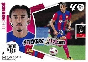 Sticker Jules Koundé (5) - LaLiga 2024-2025
 n. 105 - Colecciones ESTE