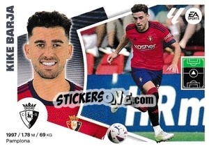 Figurina Kike Barja (19B) - LaLiga 2024-2025
 n. 420 - Colecciones ESTE