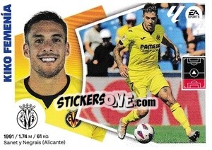 Figurina Kiko Femenía (6) - LaLiga 2024-2025
 n. 586 - Colecciones ESTE
