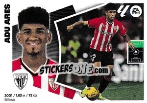 Figurina Malcom Adu Ares (16B) - LaLiga 2024-2025
 n. 57 - Colecciones ESTE